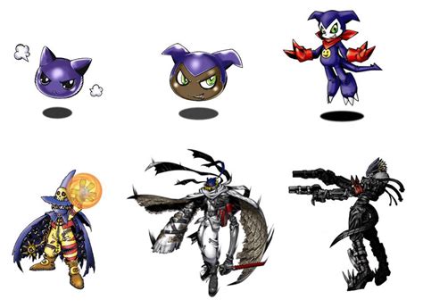 Impmon Digivolution Line : digimon