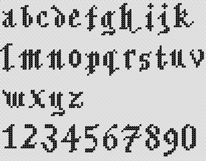 font Archives - Cross Stitch 4 Free