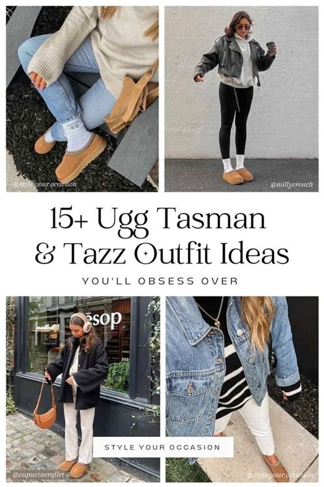 How to Style Ugg Tasman Slippers: 20+ Cute Ugg Outfit Ideas for Fall ...