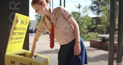 Hillbrook students recycle school uniforms into desks and dog beds