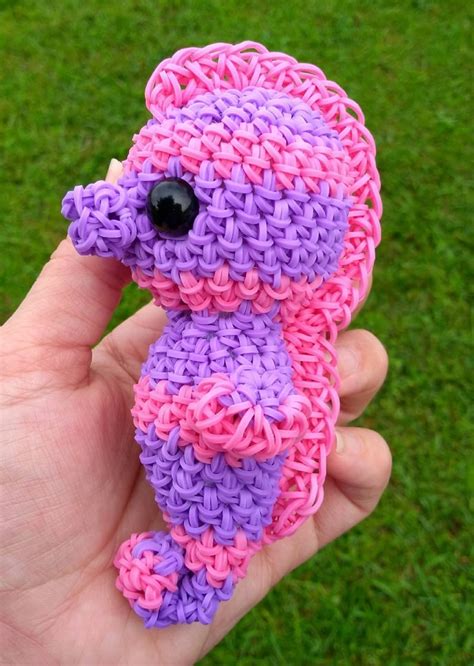 Loomigurumi Seahorse Rubber Band Figure Rainbow Loom Animal | Etsy