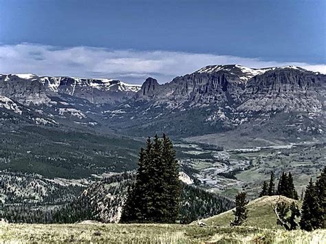 #Snapped: Snowy Mountains in a Wyoming Summer - County 10