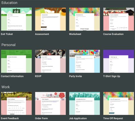 The 10 Best Google Forms Templates