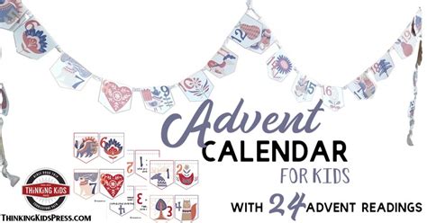 Printable Advent Calendar with Advent Readings SM - Thinking Kids