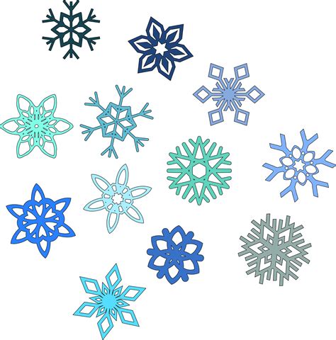 Clipart - Snowflakes