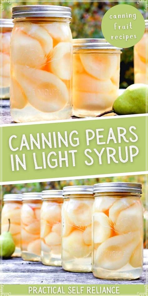 Canning pears – Artofit