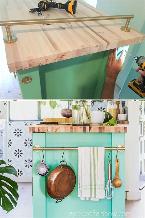 Farmhouse DIY Kitchen Island ( an IKEA hack!) | Diy kitchen island, Kitchen remodel layout ...