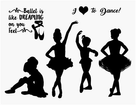 Ballet Dancers Silhouette