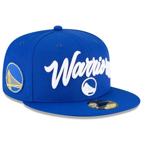 Men's New Era Royal Golden State Warriors 2020 NBA Draft OTC 59FIFTY Fitted Hat