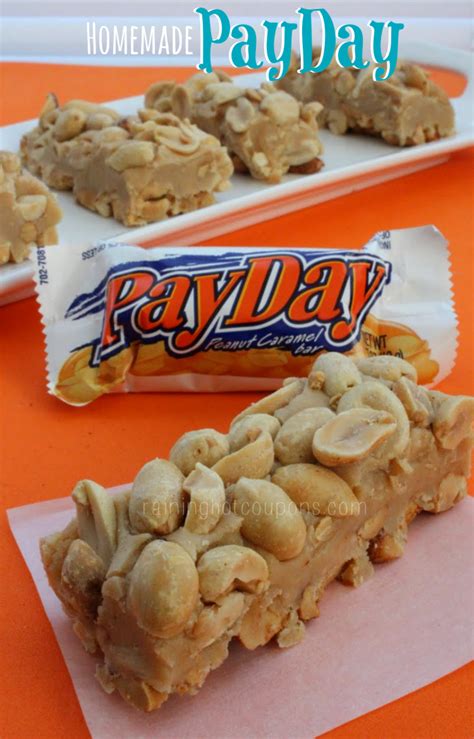 Homemade PayDay Candy Bars Recipe | Recipe | Homemade candy bars, Candy ...