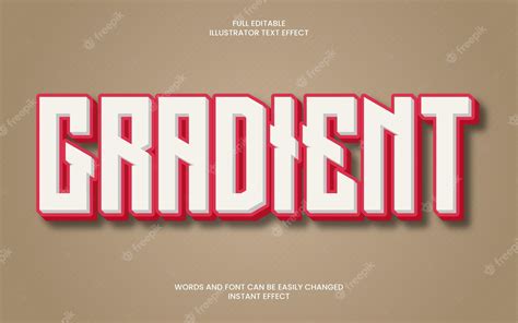 Premium Vector | Gradient text effect