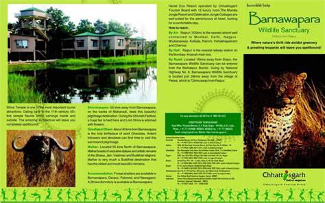 Barnawapara Wildlife Sanctuary - Leaflet