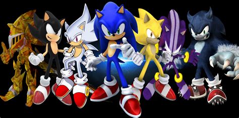 The Many Forms of Sonic the Hedgehog by ShinobiAssassin19 on DeviantArt