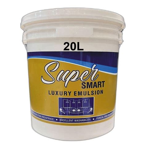 Hollister Paints 20L Super Smart Luxury Emulsion Paint, 20 ltr at Rs 7999/bucket in Surat