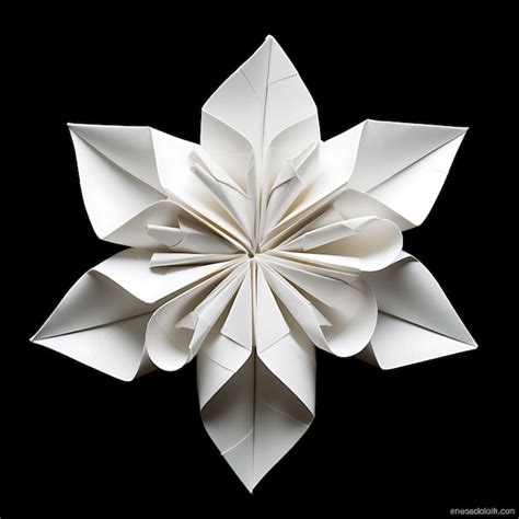 Premium AI Image | a white origami origami made by the company of the ...