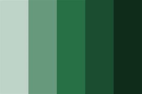 Slytherin Greens Color Palette - Color Name Finder | Green colour palette, Green color pallete ...