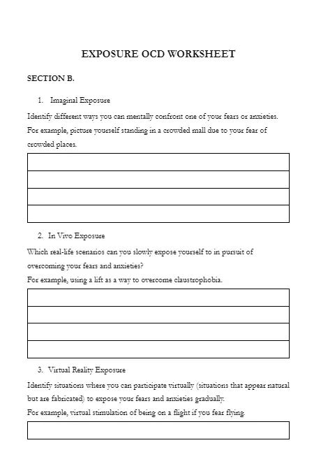 EXPOSURE OCD WORKSHEET | HappierTHERAPY