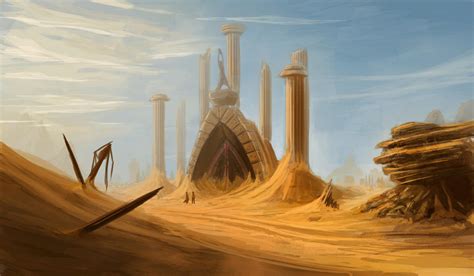 Desert Temple by drazaman on DeviantArt