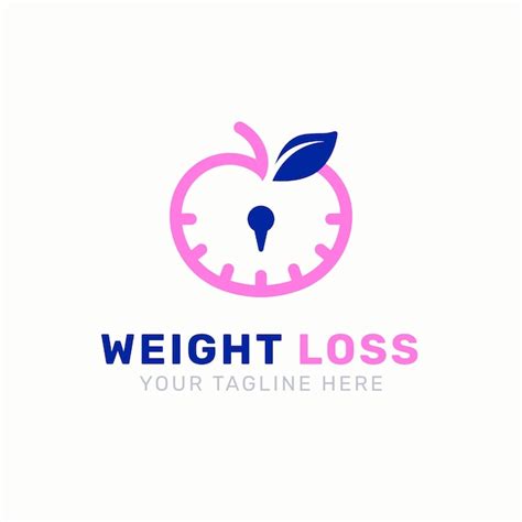 Free Vector | Weight loss logo design template