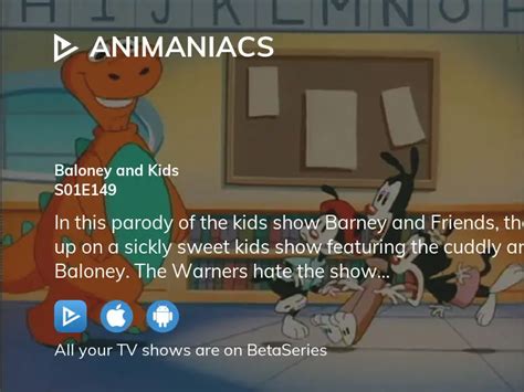 Where to watch Animaniacs season 1 episode 149 full streaming? | BetaSeries.com