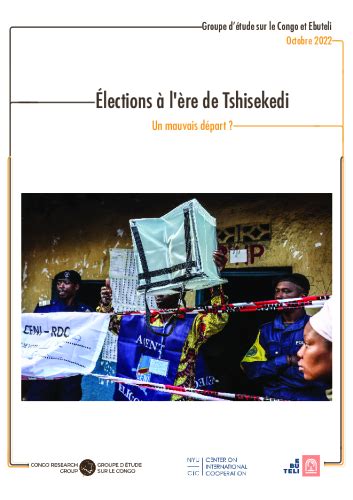 Elections in the Era of Tshisekedi: A bad start? | Center on International Cooperation