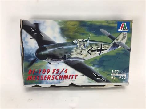 ITALERI MESSERSCHMITT BF-109 F2/4 1:72 Scale Model Kit $10.50 - PicClick