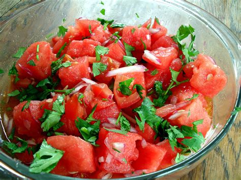 Watermelon & Tomato Salad | Veronica's Cornucopia