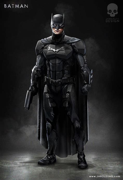 Robert Pattinson in the full The Batman costume looks glorious in this fan art design