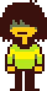 Could the Third Character Sprite from Undertale acually be small Kris ...