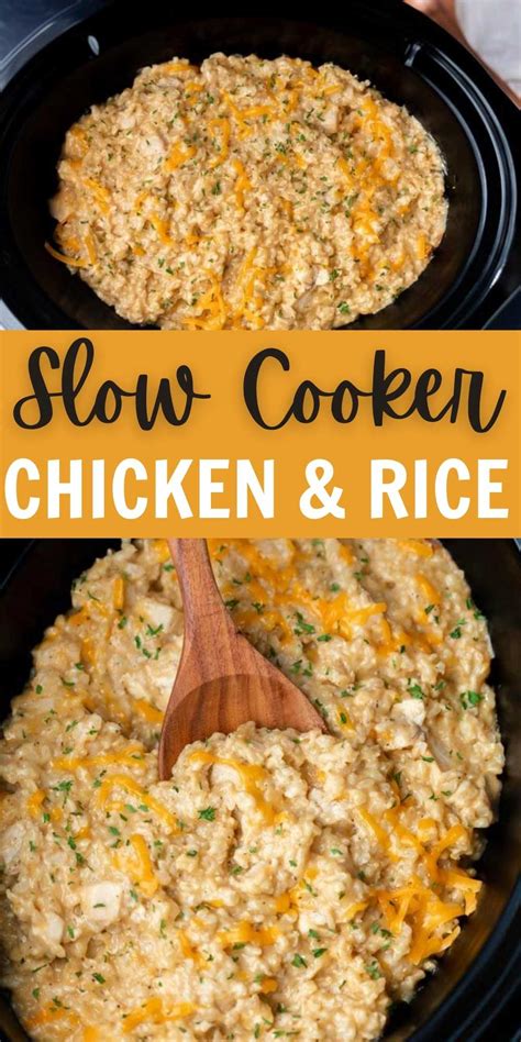 Crock Pot Chicken and Rice Recipe (& VIDEO!) - Easy Chicken and Rice