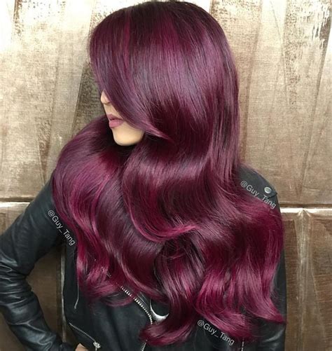 Image result for reddish purple hair | Burgundy hair, Hair color plum ...