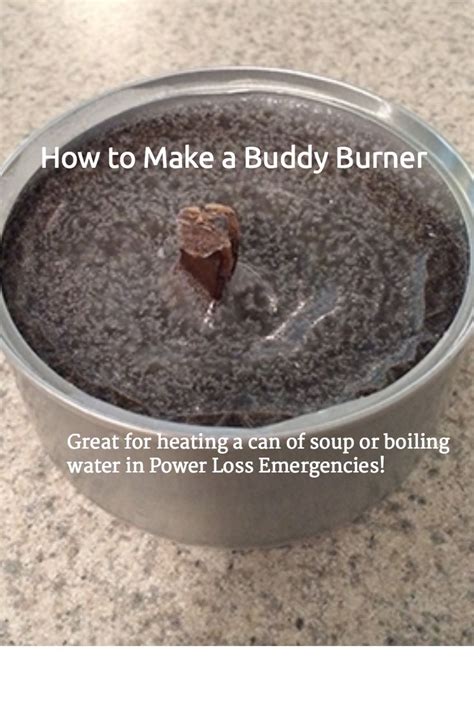 DIY Project: Making a Buddy Burner | Buddy burner, Survival skills life ...