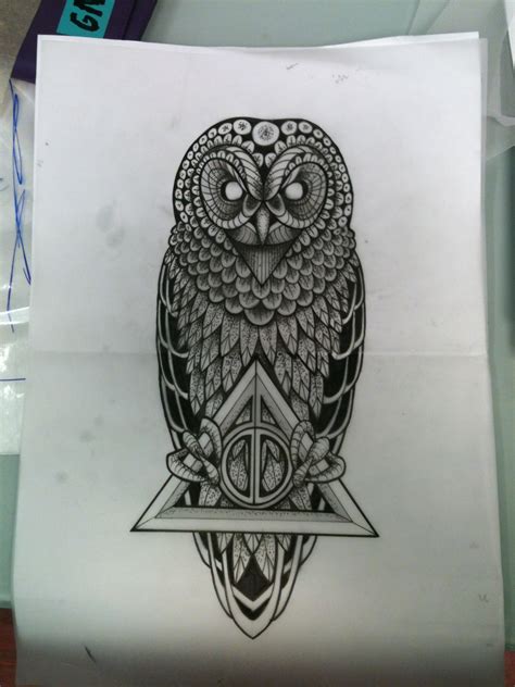 Harry Potter Owl Drawing at GetDrawings | Free download