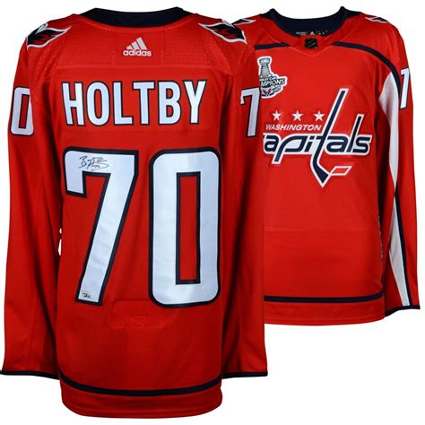 Autographed Washington Capitals Braden Holtby Fanatics Authentic 2018 ...