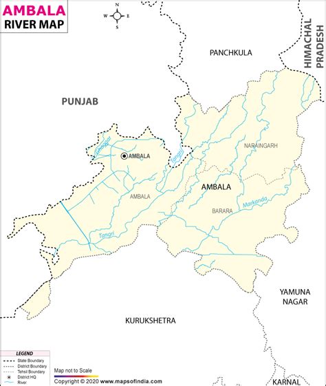 Ambala River Map