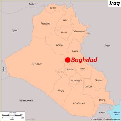 Baghdad Map | Iraq | Detailed Maps of Baghdad