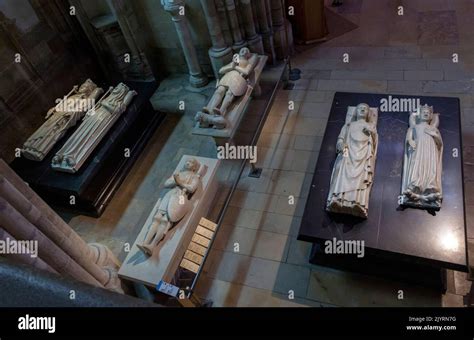 tombs of medieval kings and queens, Saint-Denis basilica, Paris, France Stock Photo - Alamy