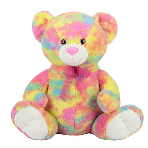 Way To Celebrate XL Rainbow Plush Toy- Teddy Bear - Walmart.com - Walmart.com