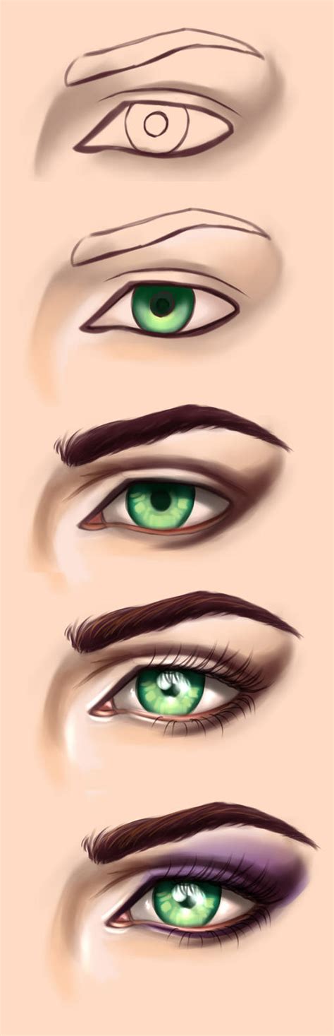 Eye Study - Almond by Ayinne on DeviantArt