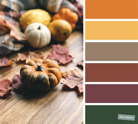 59 Pretty Autumn Color Schemes - pumpkin inspired color scheme