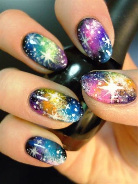 19 Amazing Rainbow Nail Art Designs - Pretty Designs