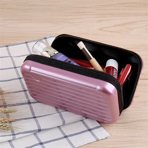 WaterProof Toiletry Bags Travel Cosmetic Bag Zipper Small Organizer Women Necessary Makeup Bag ...