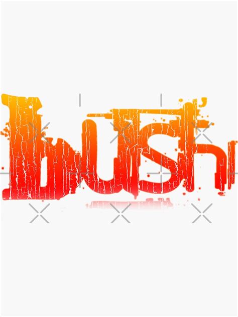 "Bush band logo" Sticker for Sale by anaghoni | Redbubble