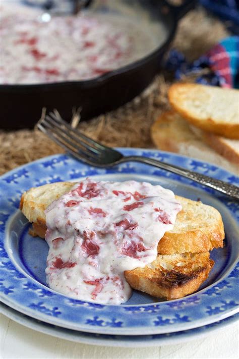 Creamed Chipped Beef Recipe - The Suburban Soapbox