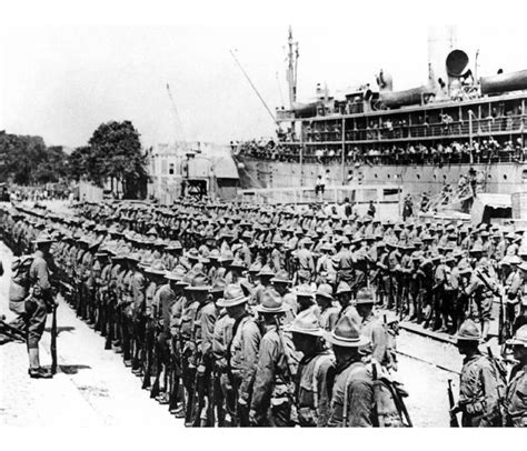 American soldiers arrive in France - WW1 East Sussex