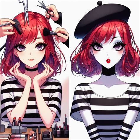 Mime makeup 36 by RimFuton on DeviantArt