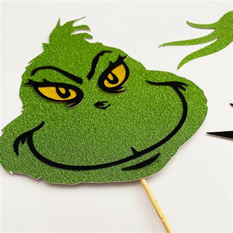 Grinch Cake Topper Printable