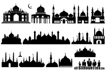 Islamic Mosque Silhouette Free PSD Download | FreeImages