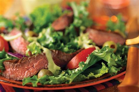 Grilled Skirt Steak Salad with Avocado Dressing - Certified Hereford Beef