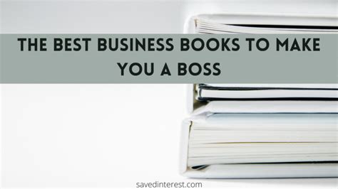 BEST BUSINESS BOOKS FOR BEGINNERS - Saved Interest